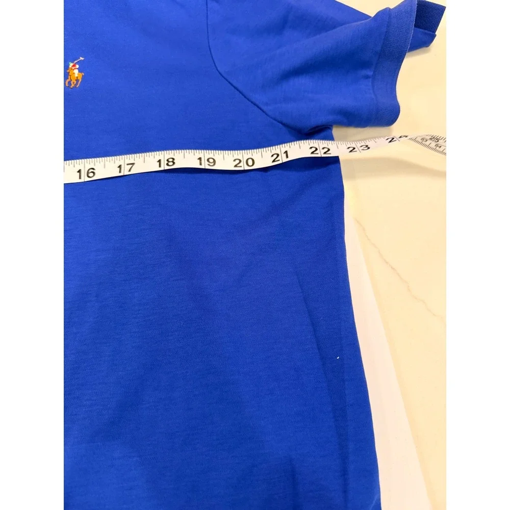 Polo Ralph Lauren Pima Soft Touch Polo Shirt Blue XL‎ Classic Fit